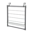 thumbnail image 1 of Metal Expandable Over the Door Drying Rack, Gray, 1 of 5