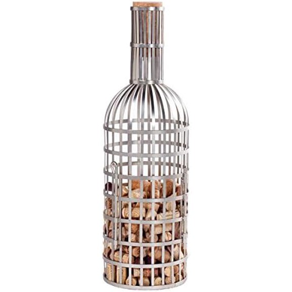 Metal Extra Large Cork Holder Collector with Cork Stopper, Giant Wine Bottle Design, Holds 300 Corks$$Home Decor, Kitchen, & Other
