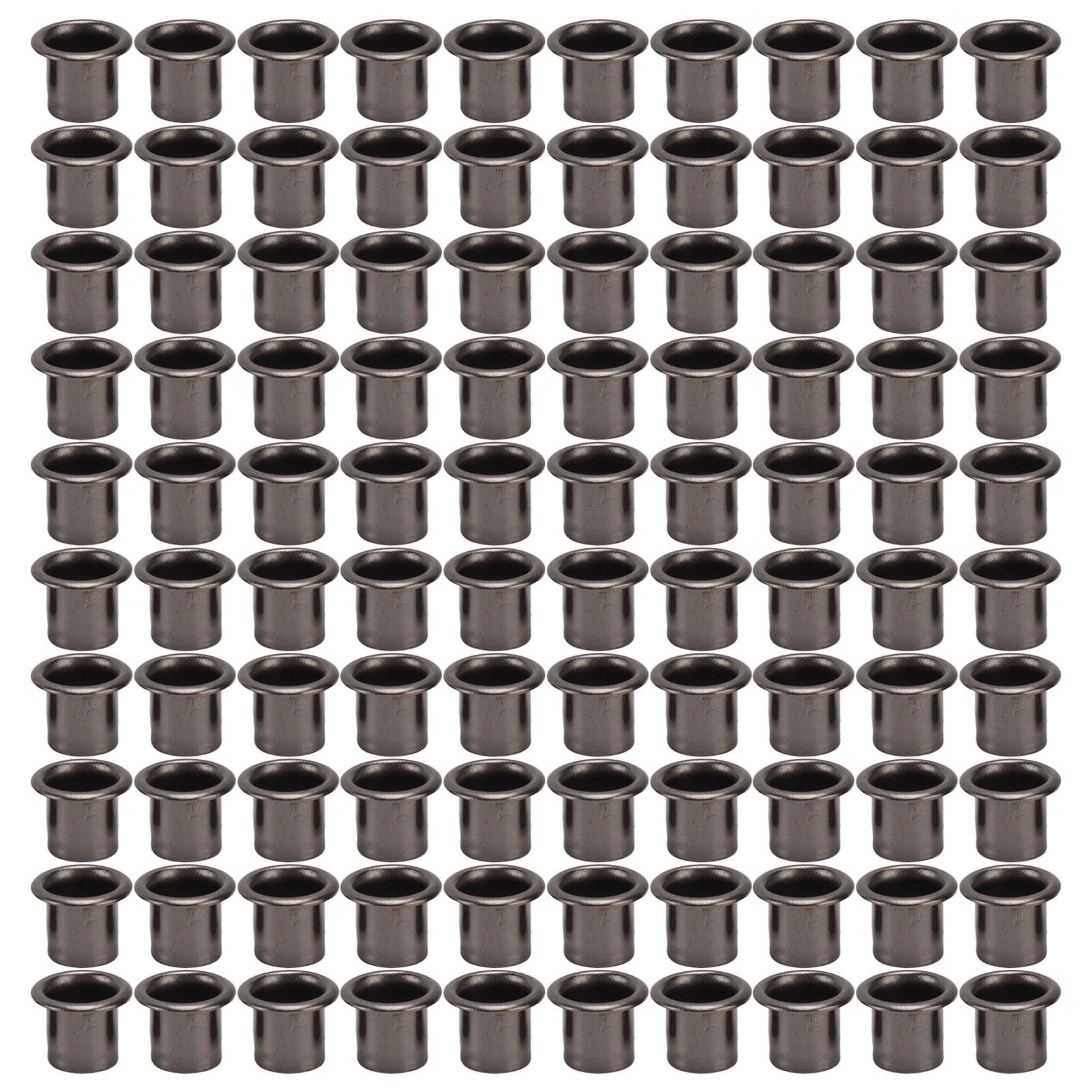 Metal Eyelets, Corrosion Resistant 100PCS Easy To Install Circular Inner Hole Grommets  For DIY Leather Handicraft