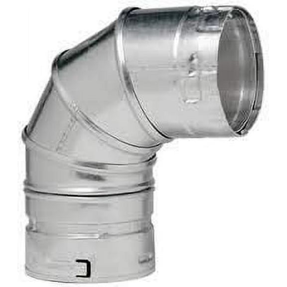 Metal-Fab 3M90 Double Wall Vent Pipe 3 in. 90 Degree Ell