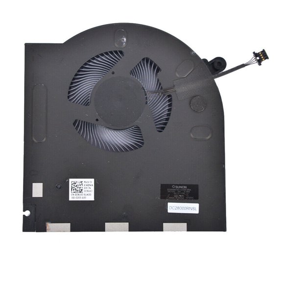 Metal Fan Radiators CPU GPU Cooling Fan for M17 M17 P45E CPU GPU Good Heat Dissipation 0CNV63 0H5TYJ 12V
