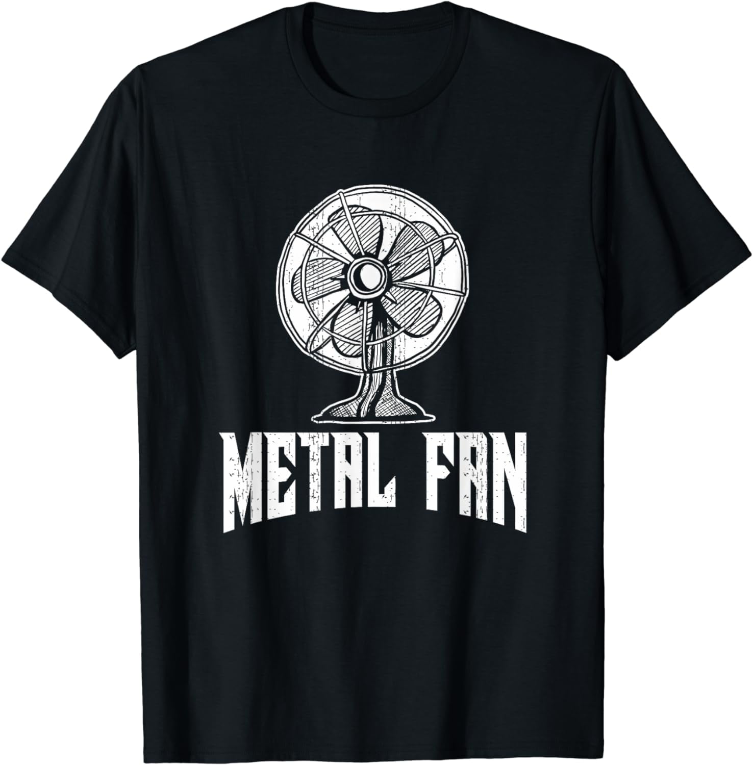 Metal Fan Shirt Funny ventilator Rock & Heavy Metal Fun Tee - Walmart.com