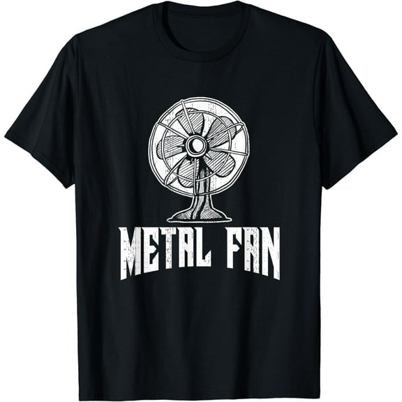 Metal Fan Shirt Funny ventilator Rock & Heavy Metal Fun Tee