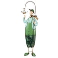 thumbnail image 1 of Metal Farmer with Flower Statuary, 1 of 1