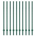 thumbnail image 1 of Metal Fence Post,6 Feet 10 Pack Heavy Duty Garden Fence Post,Steel Fence Post with U-Channel,No Dig U Pointed Bottom Fence Posts,Corner Anchors for Yards,Lawns and Gardens, 1 of 9