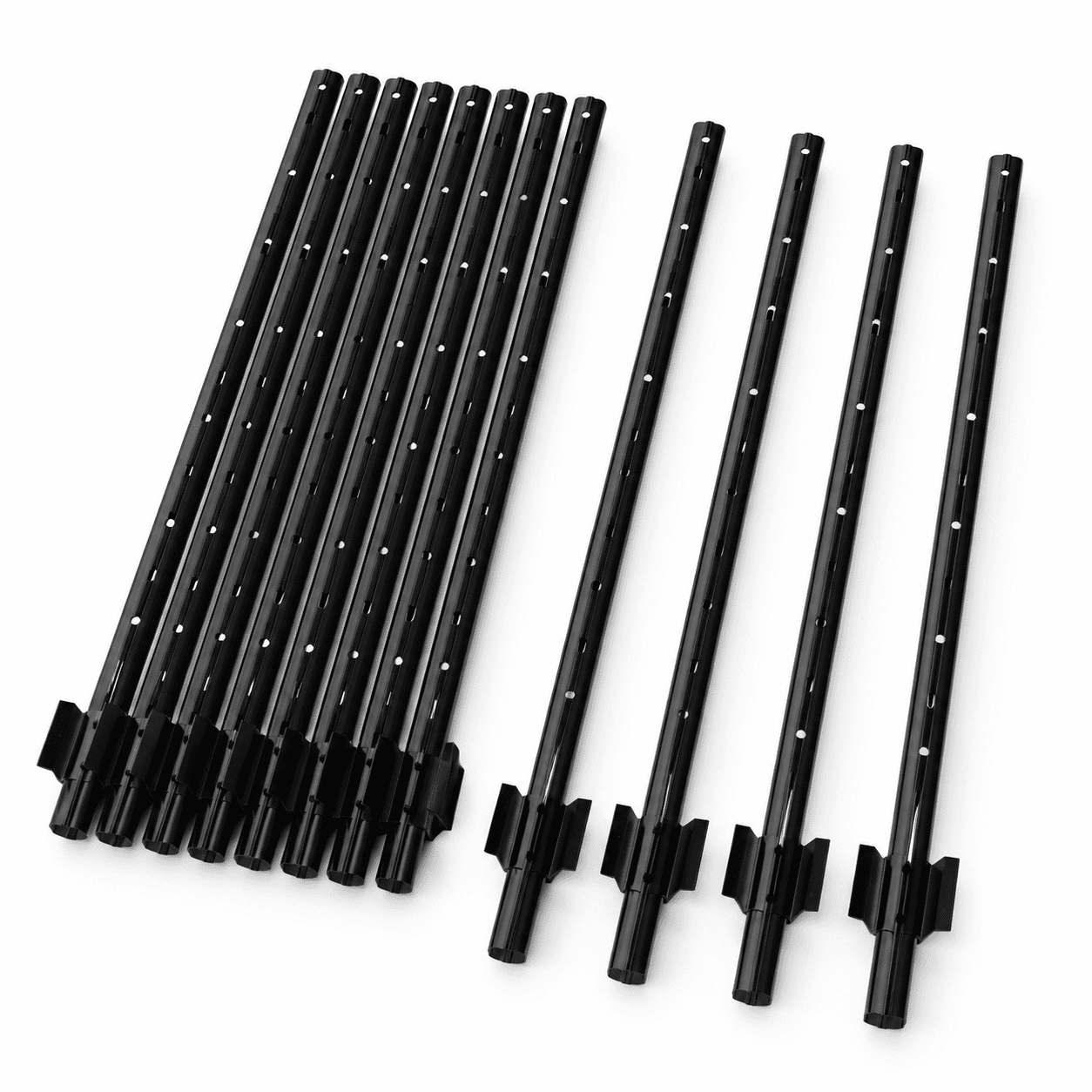 Metal Fences Heavy Duty U-stakes For Wire Fencing 3 Ft Black - Walmart.com