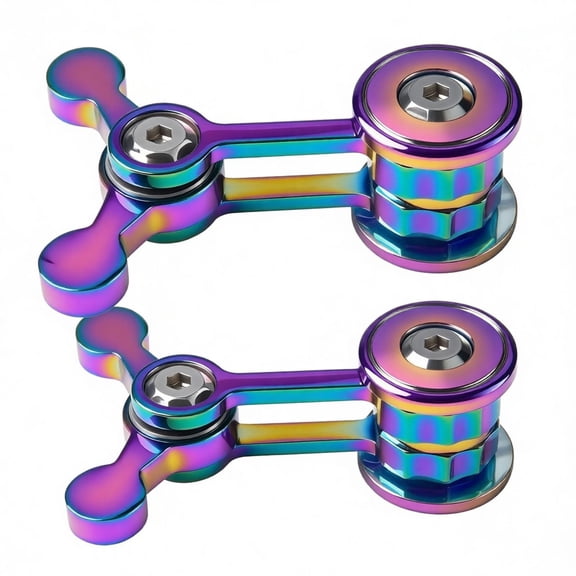 Metal Fidget Spinner for Adults  Silent EDC Spinner with Dual Bearings, Precision-Machined Desk Gadget for Anxiety Stress Relief, Calming Sensory Tool for Focus,2Pcs