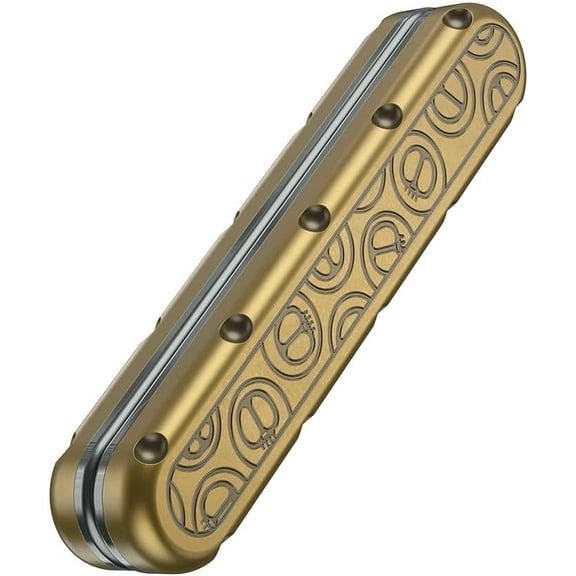 Metal Fidget Spinner EDC Slider Adult Stress Relief Metal Push Pull Rotation ADHD Recreational