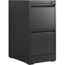 Metal File Cabinet with 2 Drawer Heavy Duty Home Office Steel Vertical Filing Lockable Cabinets for Legal/Letter Size,Assembly Required