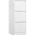 thumbnail image 1 of Metal File Cabinet with 3 Lockable Drawers, One Lock for All / Office Storage, Secure Locking, 1 of 7