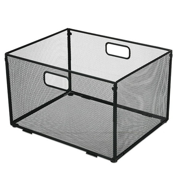 Metal File Folder Organizers Document Box Large Capacity Desktop Book Magazine Storage Case for Desk Management