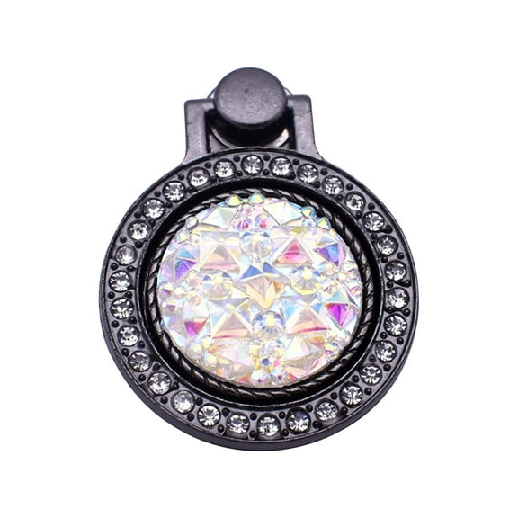 Metal Finger Ring Phone Grip - 360° Rotation Kickstand with Strong Adhesiveness, Anti-Drop Design for All Smartphones