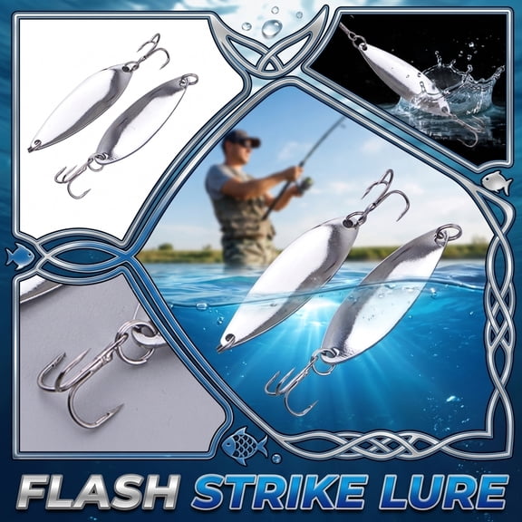 Metal Fishing Lure with Reflective Surface for Casts Streamlined Design for Predator Fish in Lakes Rivers Ocean Aluminum Alloy Bait for Anglers 1 Piece Silver Jigging Spoon