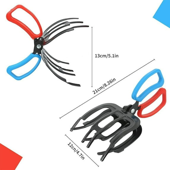 Metal Fishing Pliers Gripper, Non-Slip Fish Grabber Tool, Multifunctional Fish Grips Clamp for Catch and Release, Lightweight Fishing Accessories