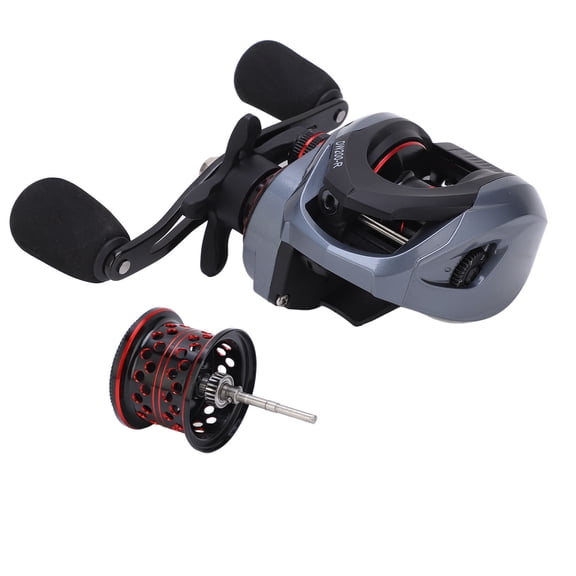 Metal Fishing Reels 7.2:1 Speed Ratio Water Drop Wheel Baitcasting Fishing Line Wheel for All WaterRight Hand