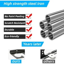 Metal Fishing Rod Holder for Garage, Wall Ceiling Mounted 10 Rod Storage Rack