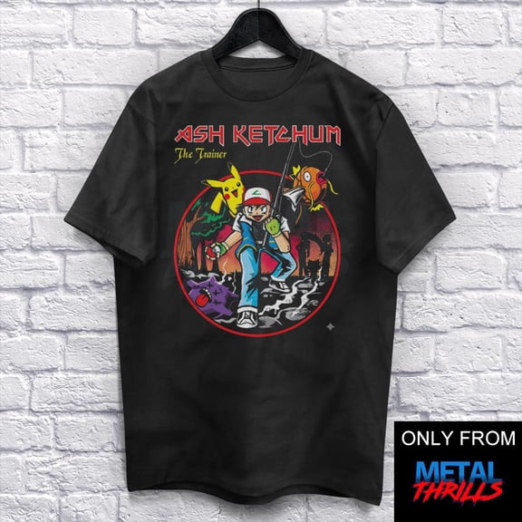 Metal Fishing T-Shirt Unisex (For Men and Women) Funny Shirt Gamer Shirt Heavy Metal Shirts Video game Shirt Music Retro