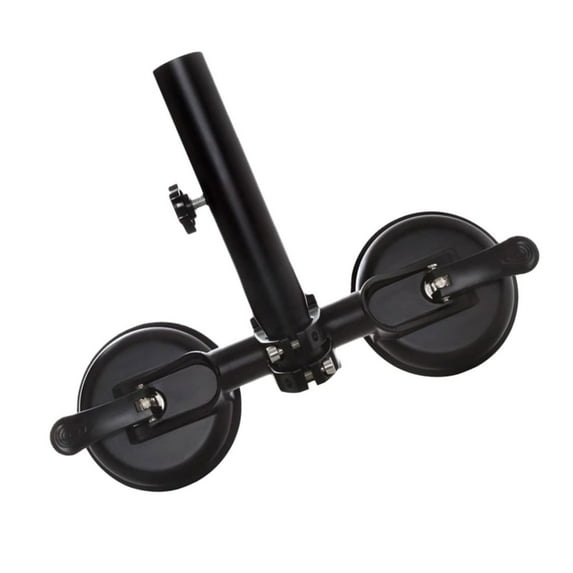 Metal Flagpole Holder For Car Motorcycle Truck Windproof Adjustable Mounting Bracket Iron Rubber Suction Base