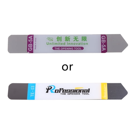 Metal Flat Spudger Soft Thin Opening Pry Tool Bar Opener Stainless Steel Blade for Mobile Broken Screen Glue Removal