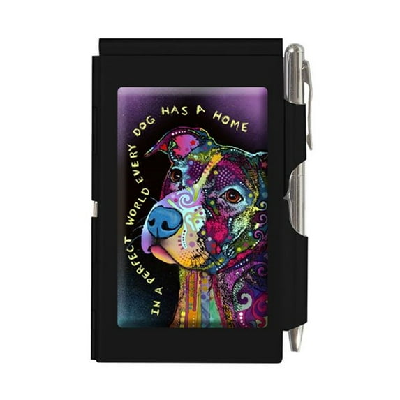 Metal Flip Note Case With Pen & 3 Pack Refill , Perfect World