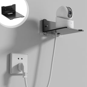 Metal Floating Wall Mounted Shelf Bracket for AV, TV Accessories, WiFi Router, TV Box, Cable Boxes, DVD Player, Games Consoles or Other Small Projectors