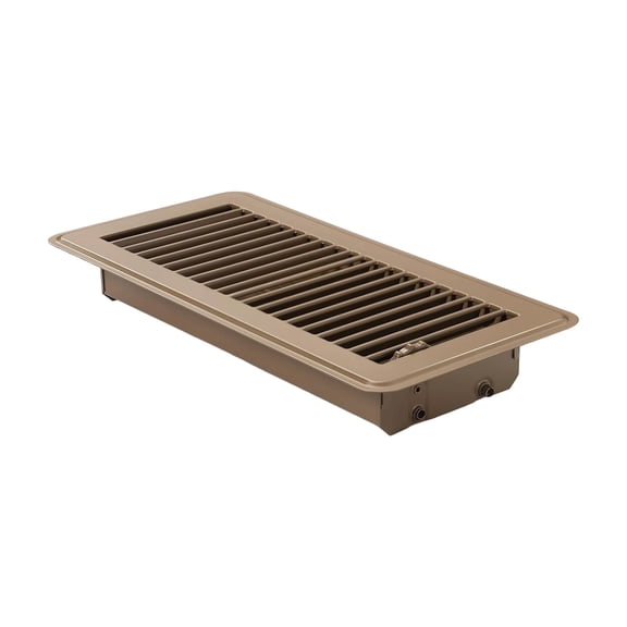 Metal Floor Register Ventilation Grille 11.5x5.5 Inch Not Bendable Construction Simple Installation For Ducts