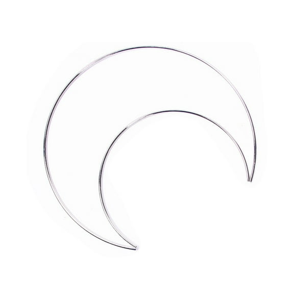 Metal Floral Hoops Moon Wreath Macrame Rings Dream Catcher Macrame Wall Hanging Crafts for DIY Wedding Garland Decor