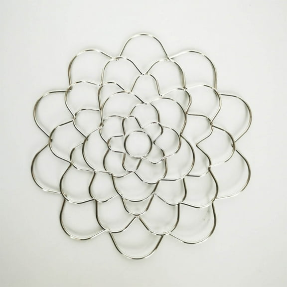 Metal Flower Arrangement Grid | 12.5x12.5cm Iron Support | Floral Vase Organizer Insert for Potted Plants | 1-Piece Grid Holder