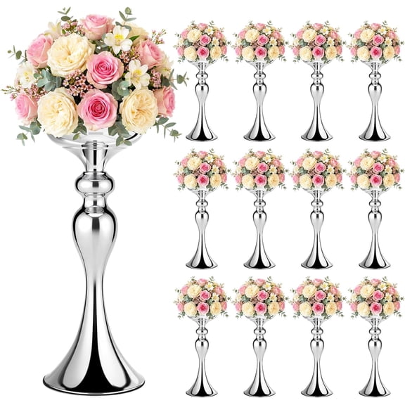 Metal Flower Arrangements Stand Tall Wedding Centerpiece Stand Table Decor Flower Vase for Wedding Reception Event Party Dinner Home Decor