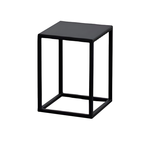 Metal Flower Floor Vase Column Flower Stand for Tables, 12 inch Tall Flower Holder for Home Party Wedding Decorations, Black