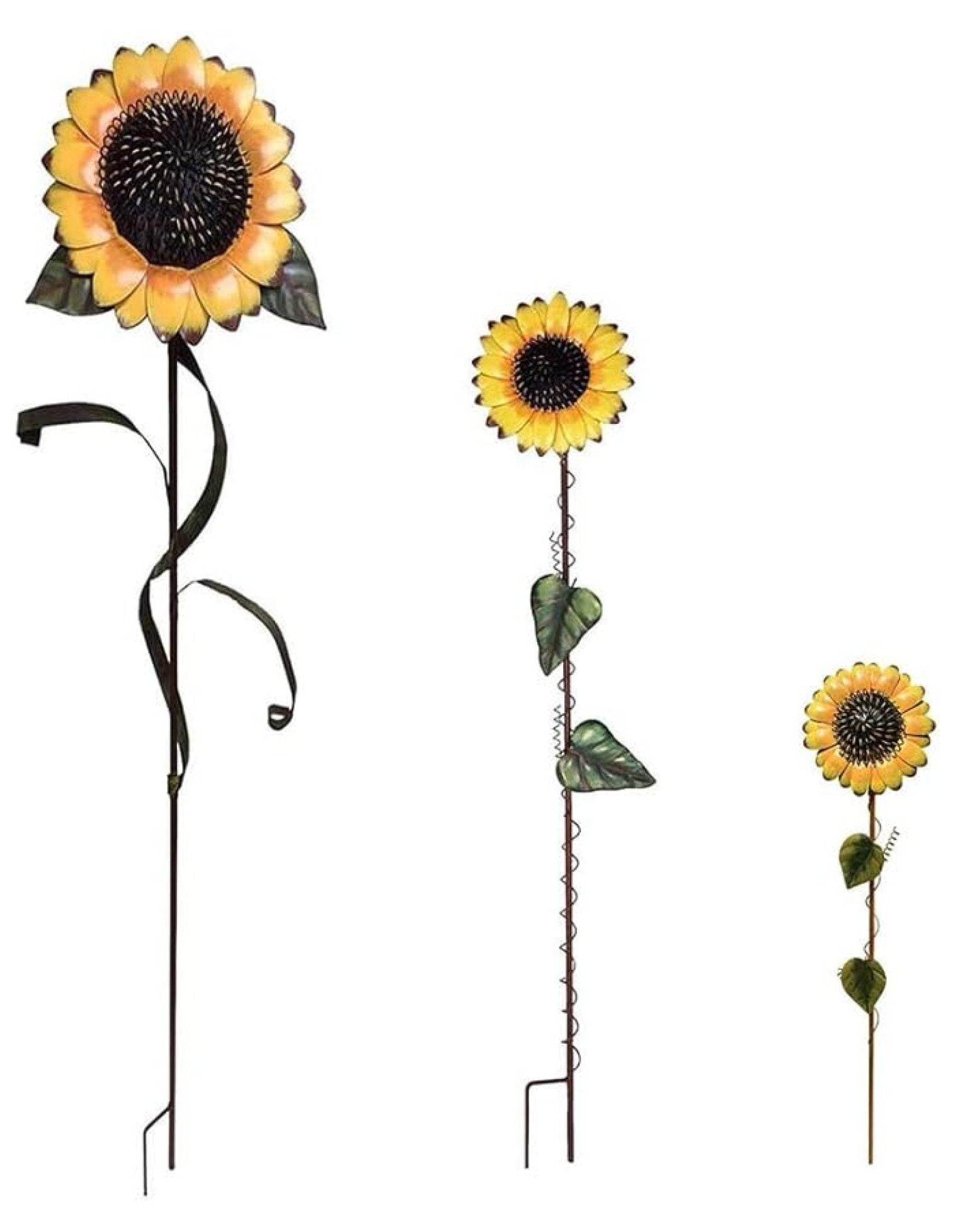 Metal Flower Garden Stakes - 22