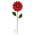 thumbnail image 1 of Metal Flower Garden Stakes under $5! Ke1Clo Outdoor Decoration Iron Ground Inserted Sunflower for Yard Patio Rust Proof Easy Assembly (Red), 1 of 2