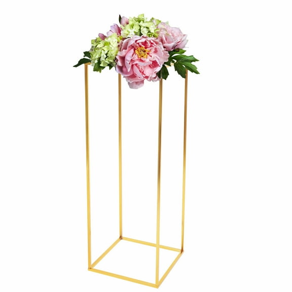 Metal Flower Gold Stand Wedding Metal Pedestal Display Party Rack Wedding Home Decor Pillar Stand