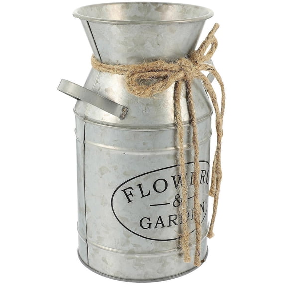 Metal Flower Pot For Wedding And Anniversary Celebrations In 19X12X10CM Size Charming Design 1Pack