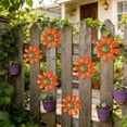 thumbnail image 1 of Metal Flowers Outdoor Decorations, Metal Wall Art Hanging Decorations for Outdoor Fence Garden Yard Patio Decor, Gift for Mom Friends, 1 of 6