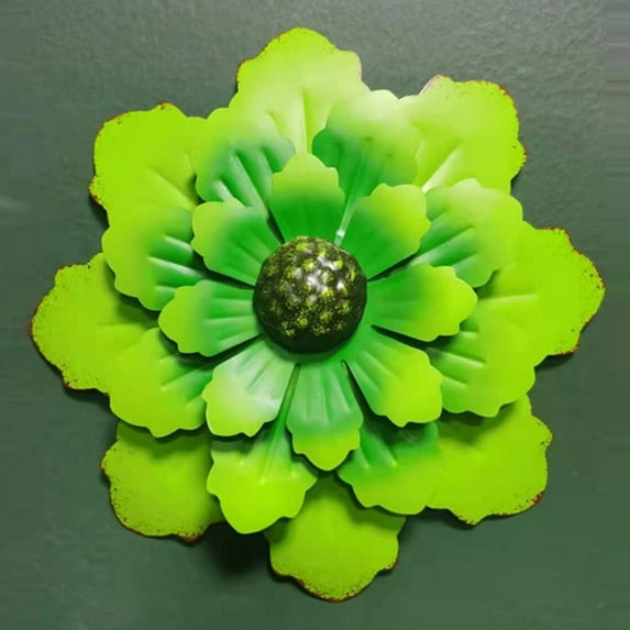 Metal Flowers Wall Decor Metal Wall Sculptures Art Hanging Decorations for Indoor Outdoor Home Bathroom Kitchen Room Bedroom Living Room Garden Patio Porch