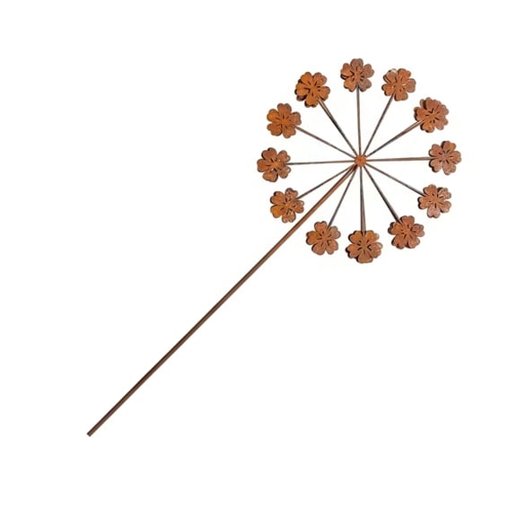 Metal Flowers for Outside Decorative Garden Stakes Flower Bed Decoration Plant Stakes Metal Art Outside Yard Art Outdoor