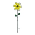 thumbnail image 1 of Metal Flowers for Outside Iron Garden Stakes Decorative with Rotating Petals, 22.84 Inches Tall for Courtyard Yard Ornament, 1 of 6
