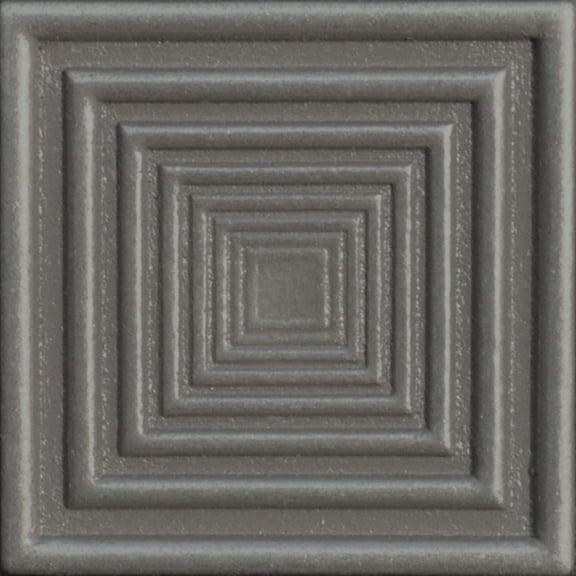 Metal Focus Decorative Insert Accent Tile for Bathroom and Wall Tile, Kitchen Backsplash Tiles (Nickel, 2"x2")