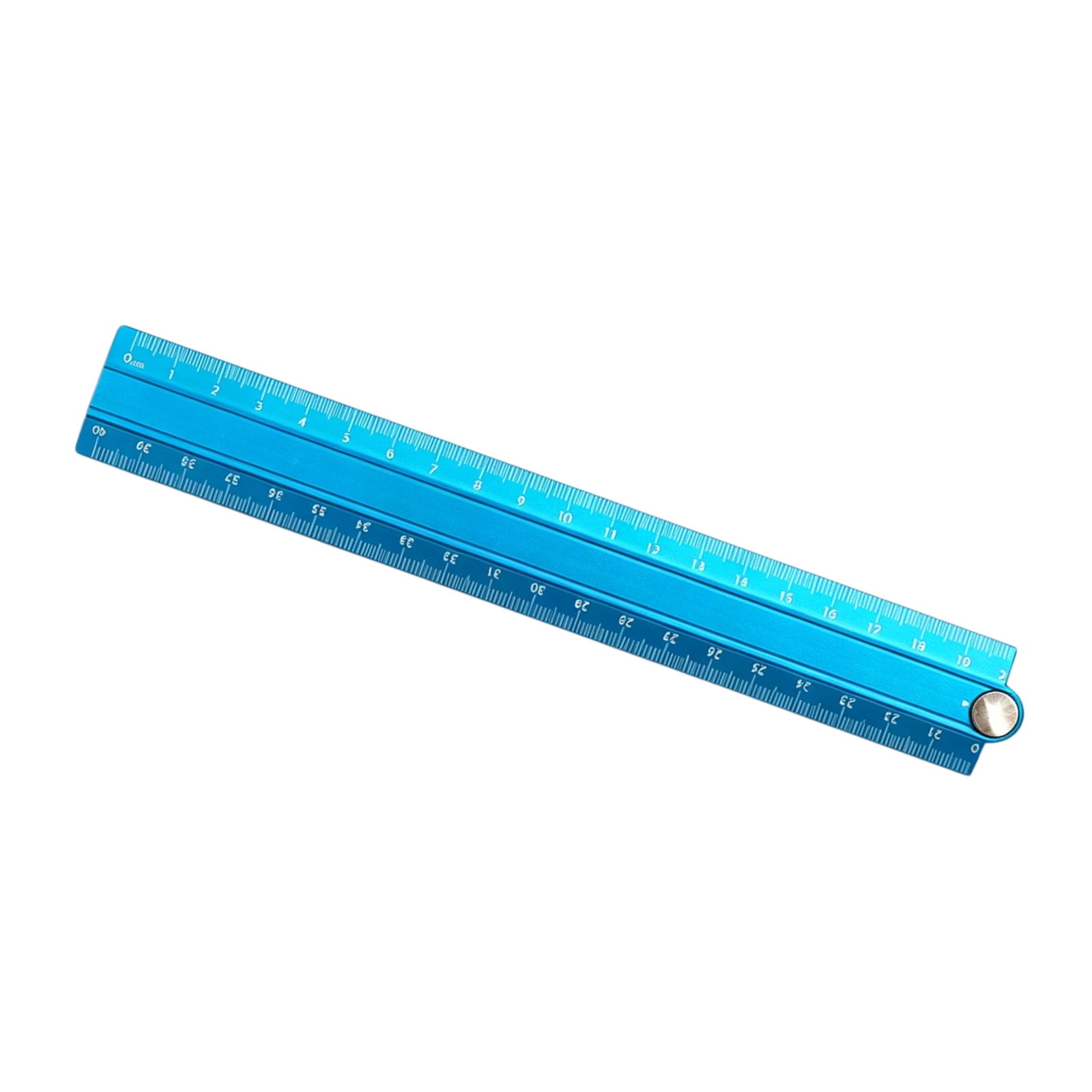 Metal Foldable Ruler with Riveted Center Joint and Scale Lines for ...