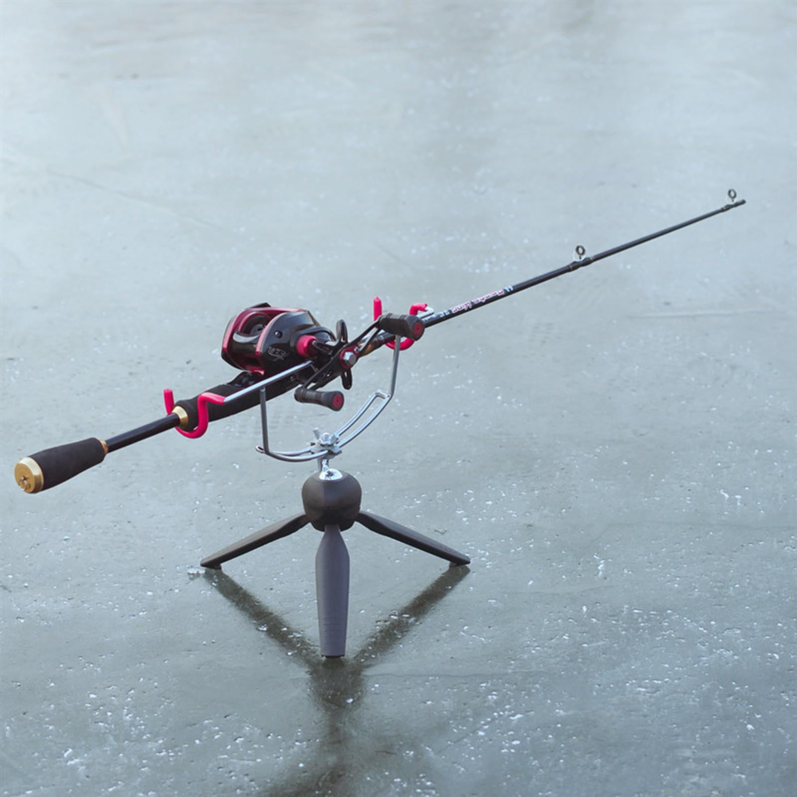 Walmart Metal Folding Ice Fishing Rod Holder, Adjustable, Lightweight,  Outdoor Sea Angling Tool Stand - Walmart.com