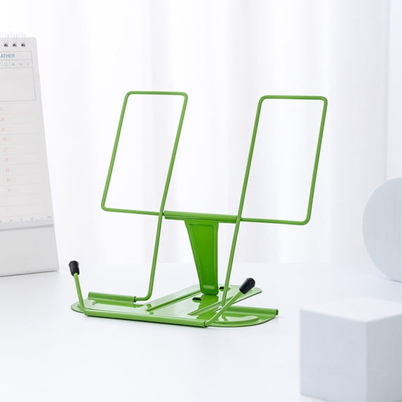 Metal Folding Reading Stand with Adjustable Angles for Books, Tablets, Music Scores – Portable, Durable, Hands-Free Book Holder for Students and Office Use