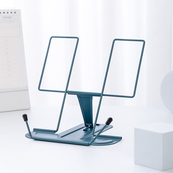 Metal Folding Reading Stand with Adjustable Angles for Books, Tablets, Music Scores – Portable, Durable, Hands-Free Book Holder for Students and Office Use