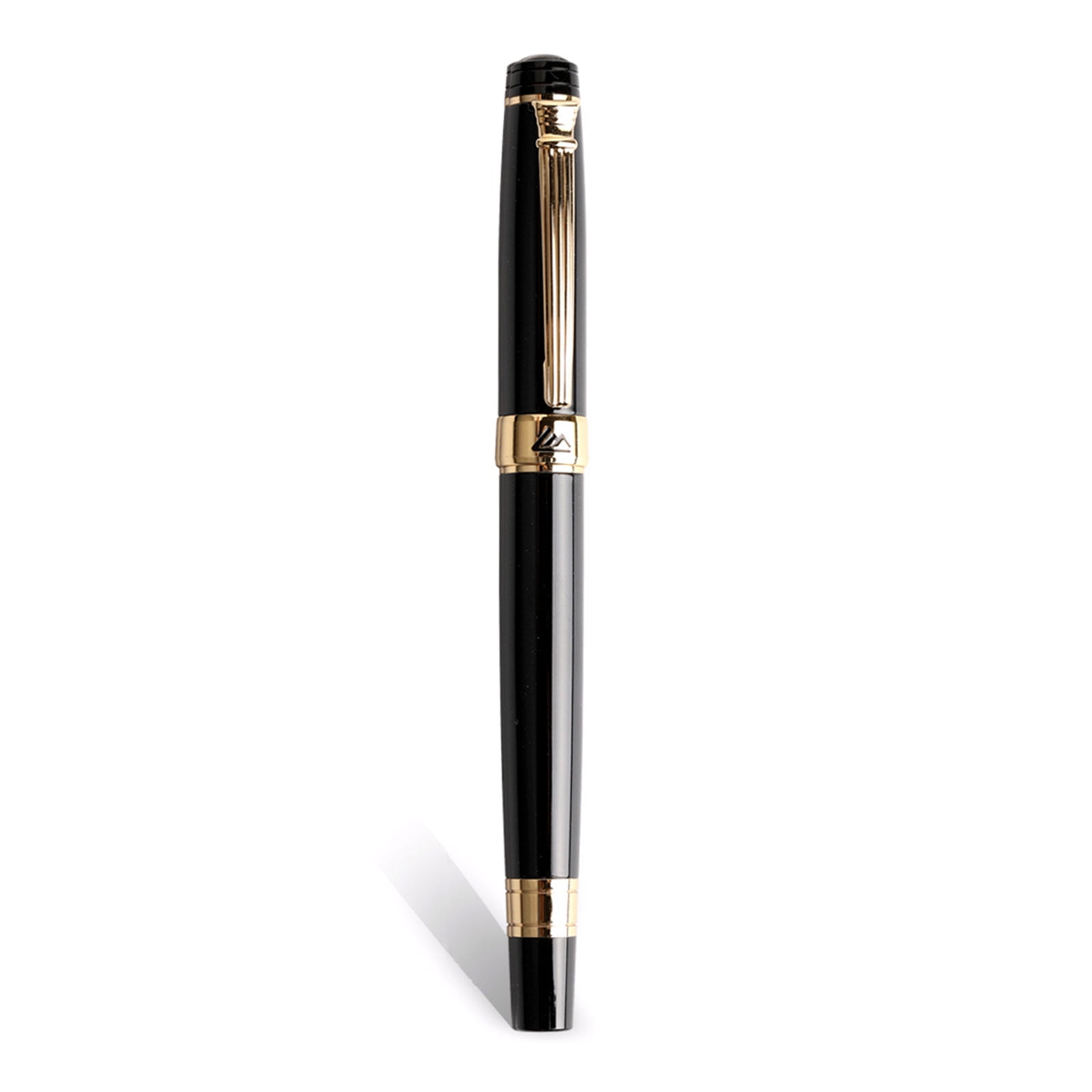 Piston-Filled Fountain Pen Push/Pull to Refilled F Nib Write Smooth for Student