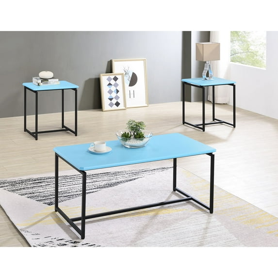 Metal Frame & Carbon Fiber / In Home Decor / 3 - Table Set