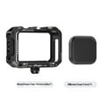 thumbnail image 1 of Metal Frame Case for GoPro Hero 13/12/11/10/9 – Aluminum Alloy Protective Cage with Dual Cold Shoes, Vertical/Horizontal Mount, Scratch-Proof Interior & Lens Protective Cover, 1 of 19