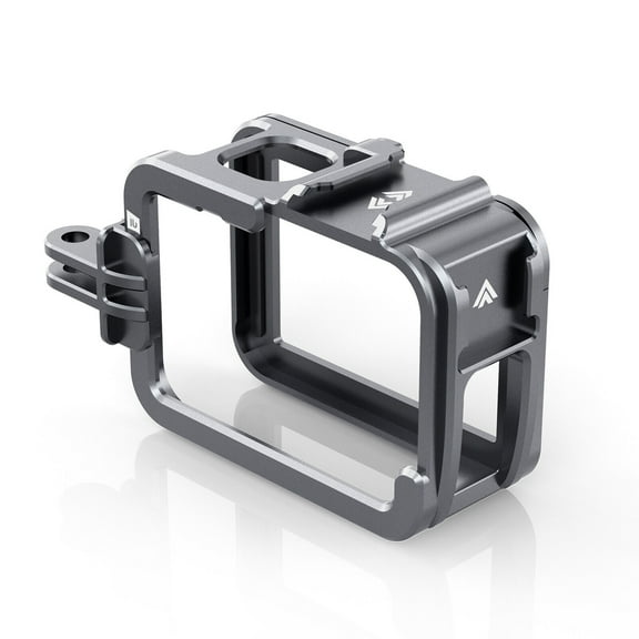Metal Frame Case for GoPro Hero 13/12/11/10/9 Full Cage Protection with Magnetic Quick Release & Dual Cold Shoe Mounts