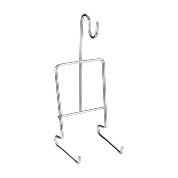 Metal Frame Cup Saucer Display Rack, Household Coffee Mug Organizer Holder, Teapot Plate Desktop Sorting Stand, Dining Room Daily Tableware Placement Storage Accessory,Silver
