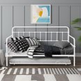 thumbnail image 1 of Metal Frame Daybed with trundle, 1 of 9