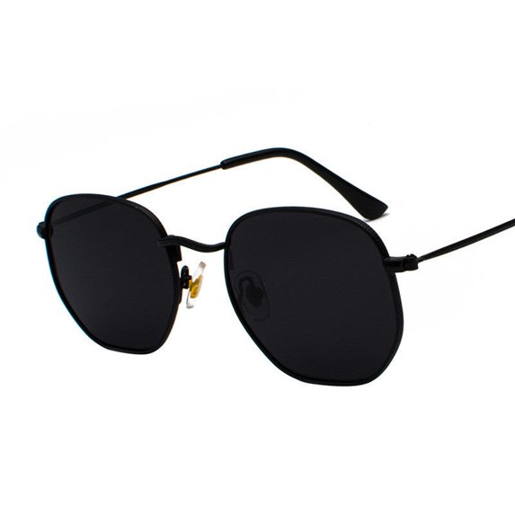 Metal Frame Fashion Glasses With 99 Percent Visible Light Transmission PC UV400 Protection Personality Eyewear